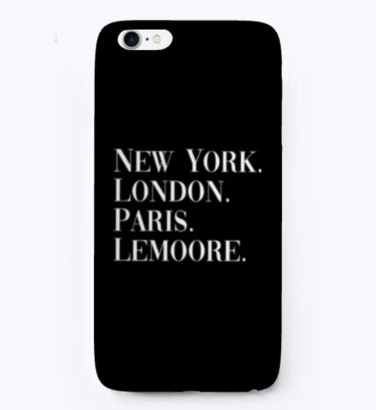 New York. London. Paris. Lemoore.